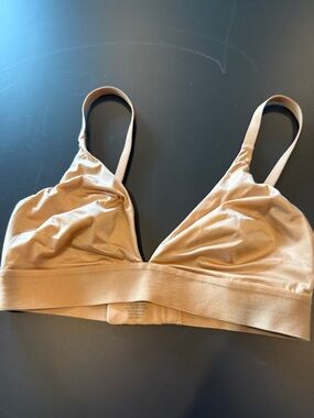 Negative Underwear Nude Triangle Bralette - Light Beige New, never worn